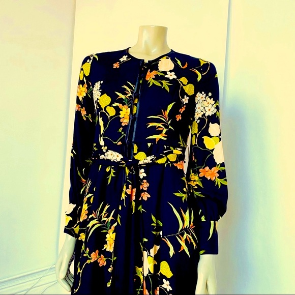 Japanese style print Floral Dress - Picture 7 of 16